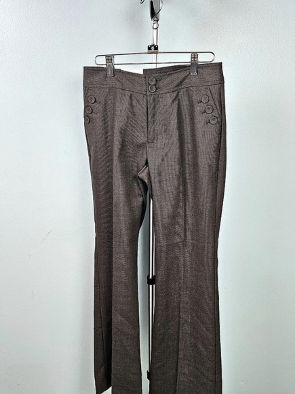 NWT Banana Republic Harrison Fit Straight Leg Pants Brown Size 2S